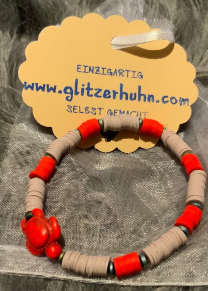 Armband mit Halbedelstein-Perle "Schildkröte"