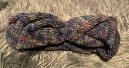 Stirnband gestrickt aus Wolle