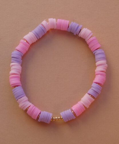 Armband rosa-lila-pastellfarben