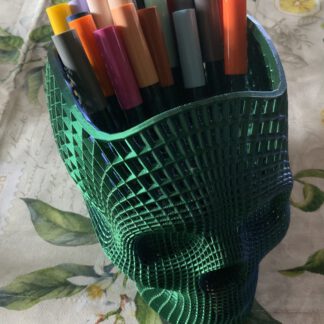 Stifte-, Kosmetik-Box „Skull“