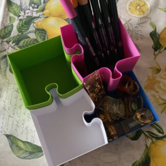 Stifte-, Kosmetikbox „Puzzle“